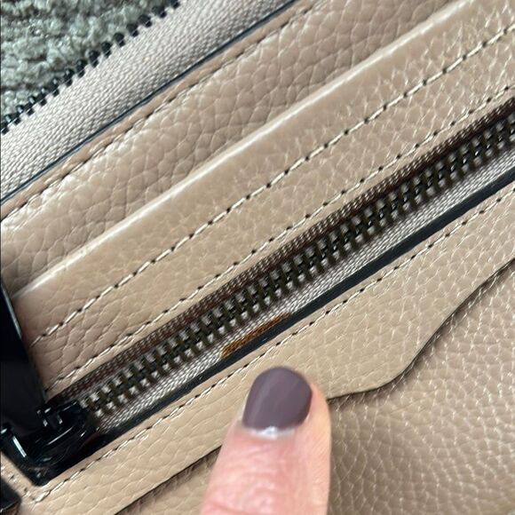 Rebecca Minkoff Taupe Leather Wristlet Wallet - Picture 10 of 16